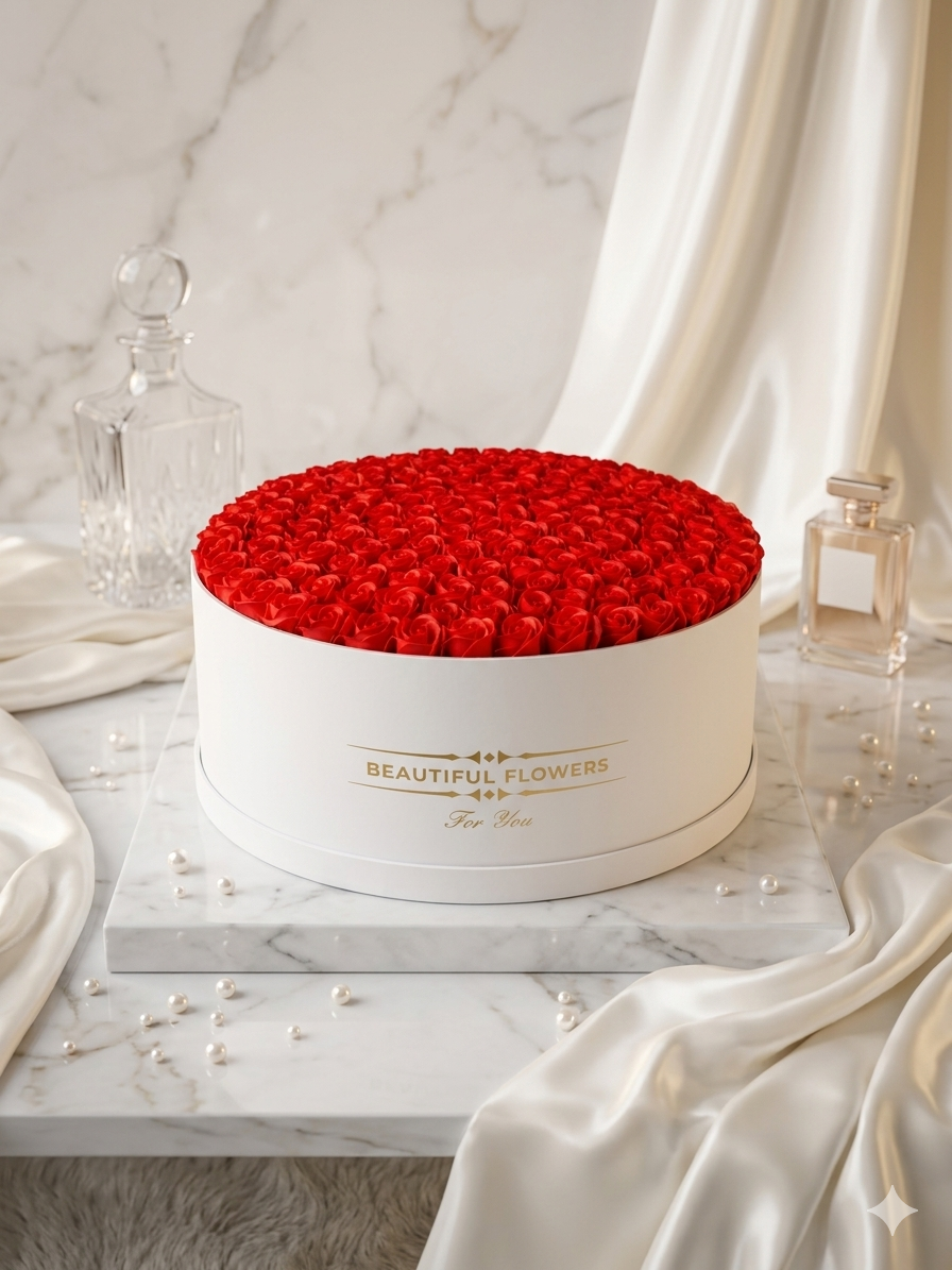 Le Cadeau Rose de Luxe - Boîte Impériale avec 159 Roses