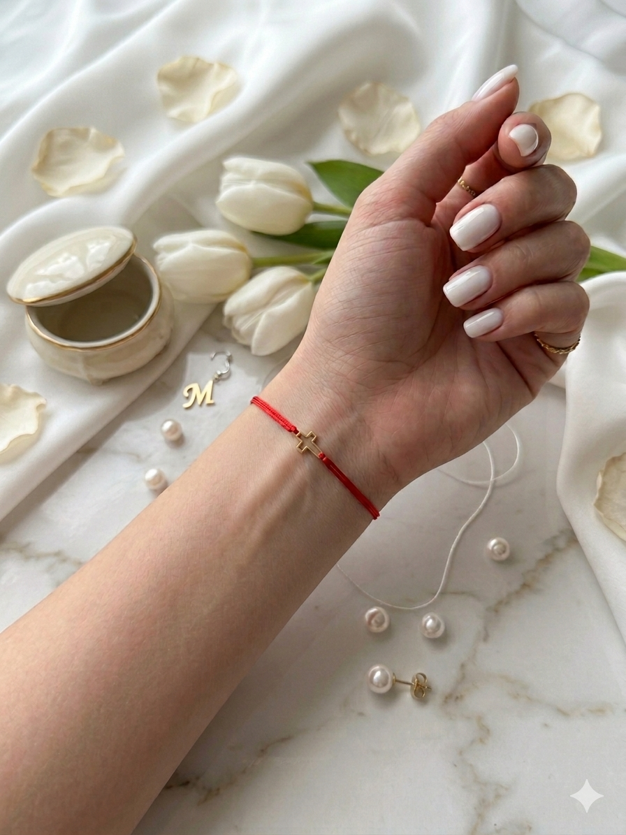 Idea Regalo Bracciale "Faith" in Oro 14K | Accessori | Gioielli 🎁