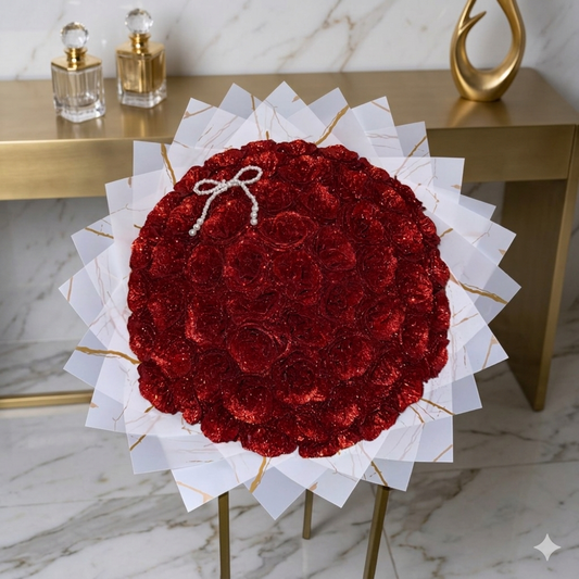 Bouquet Incanto Scintillante: Passione e Luce