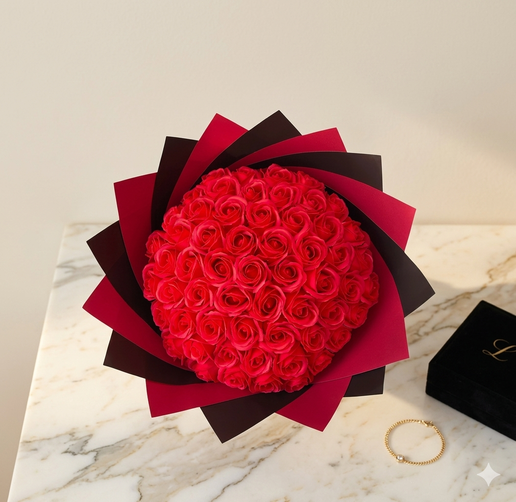 Bouquet Passione Intensa: Eleganza Moderna