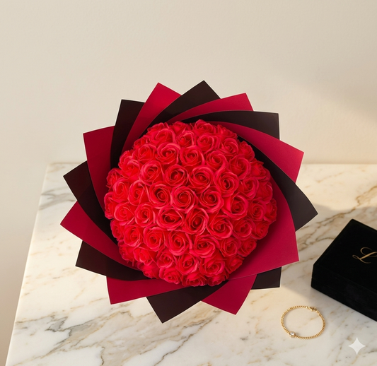 Bouquet Passione Intensa: Eleganza Moderna