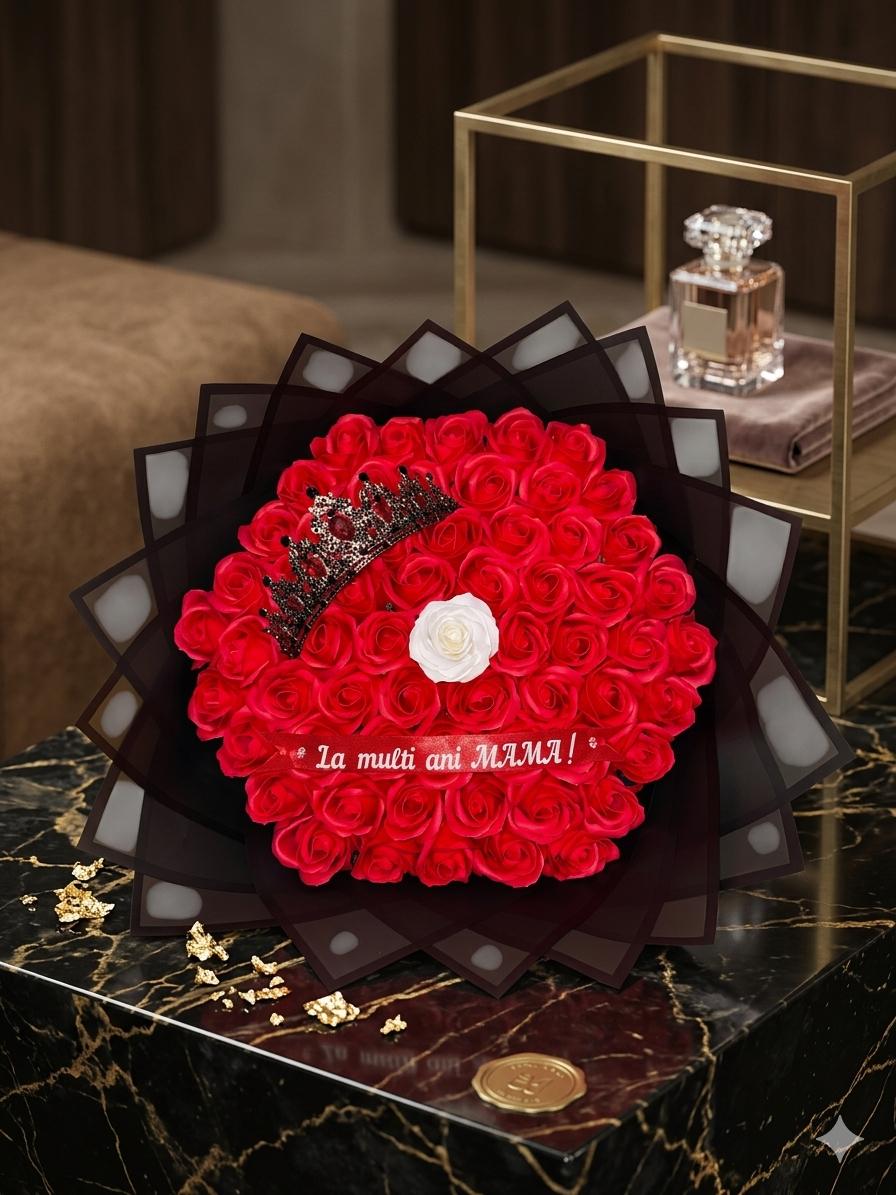 Bouquet Royal Maman - Un Cœur de Lumière