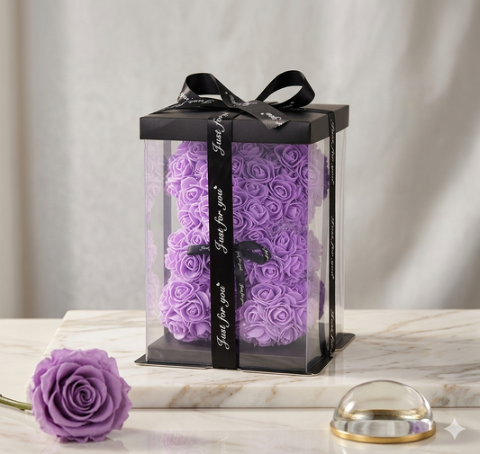 The Regal Lilac Bear - Lavender Enchantment