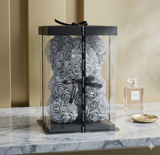The Pearl Grey Bear - Urban Chic