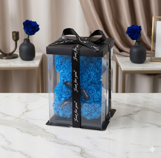 Deep Blue Bear: The Precious Elegance