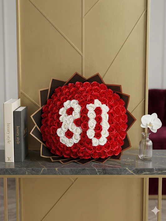 Bouquet Jalon d'Or : Célébrez 80 Ans d'Émotions