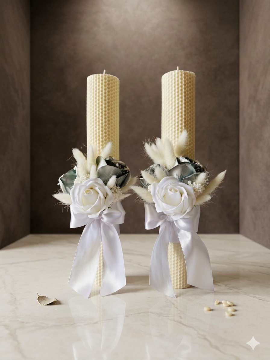 Candele Artigianali "Luce d'Insieme" - Cerimonia | Battesimo | Matrimonio