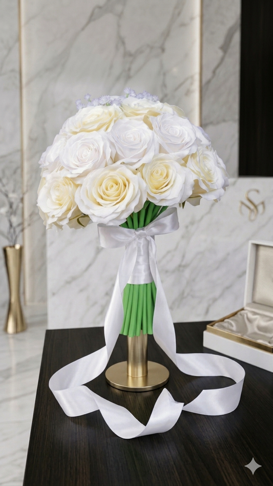 Bouquet de mariée « Pure White Elegance » | Cérémonie | Mariage
