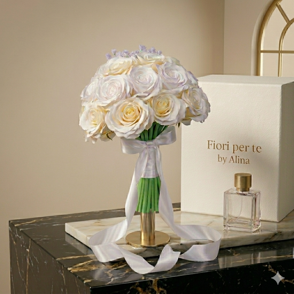 Bouquet de mariée « Pure White Elegance » | Cérémonie | Mariage