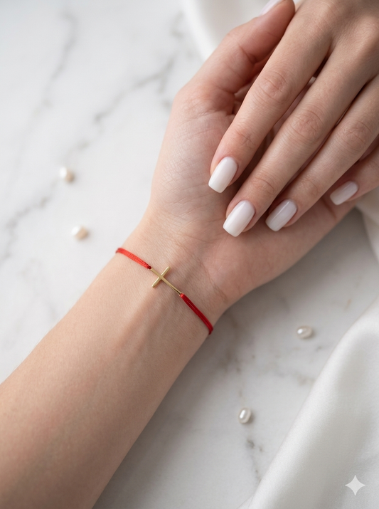 Idea Regalo Bracciale "Eternal Faith" in Oro 14K | Accessori | Gioielli 🎁