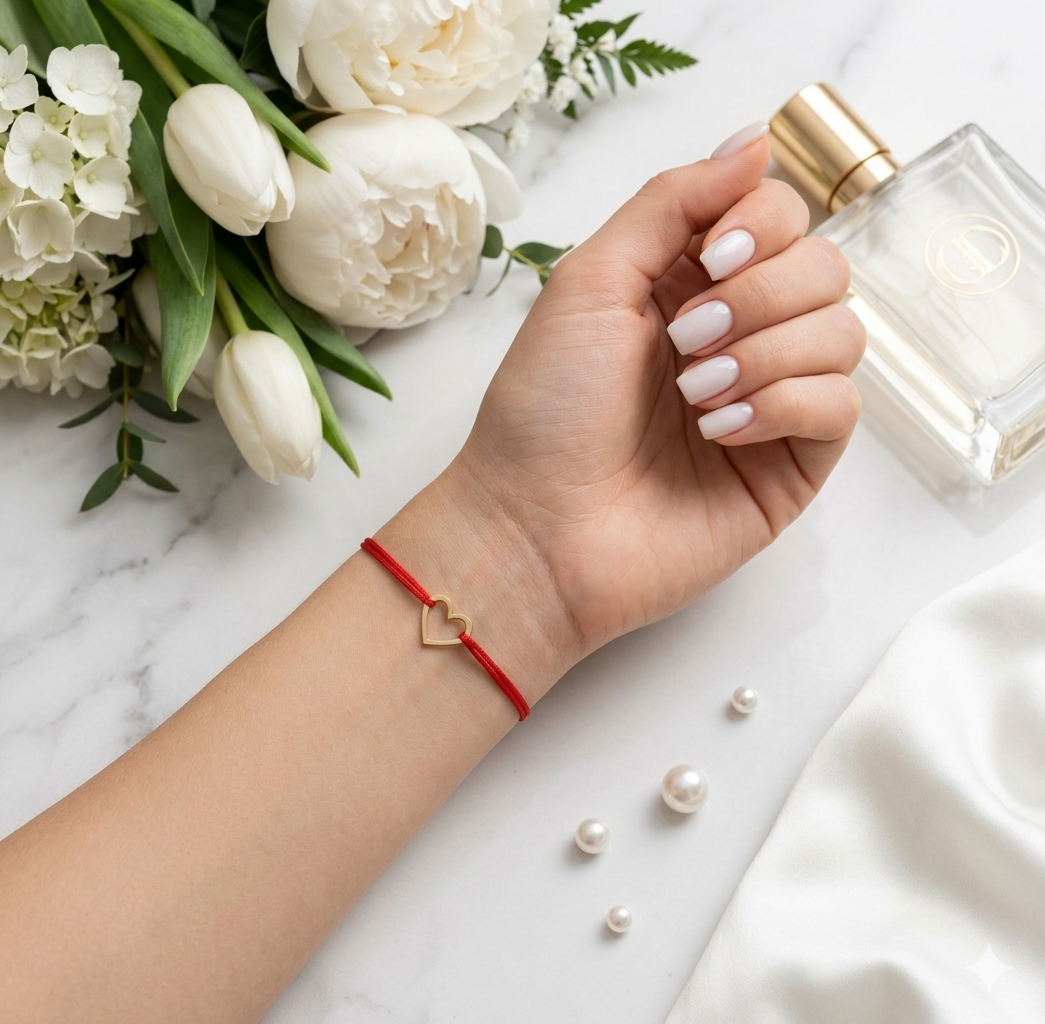 Idea Regalo Bracciale "Pure Heart" in Oro 14K | Accessori | Gioielli 🎁