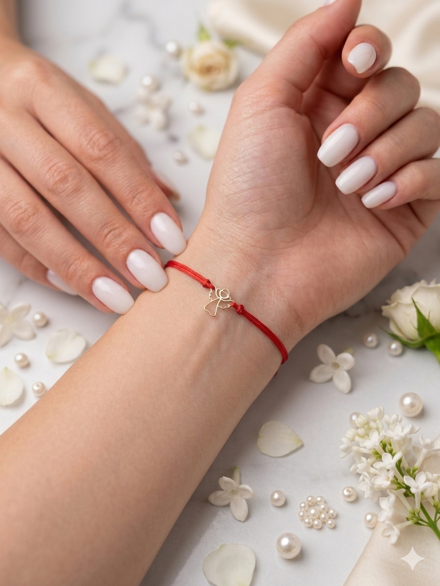 Idea Regalo Bracciale "Little Angel" in Oro 14K | Accessori | Gioielli 🎁